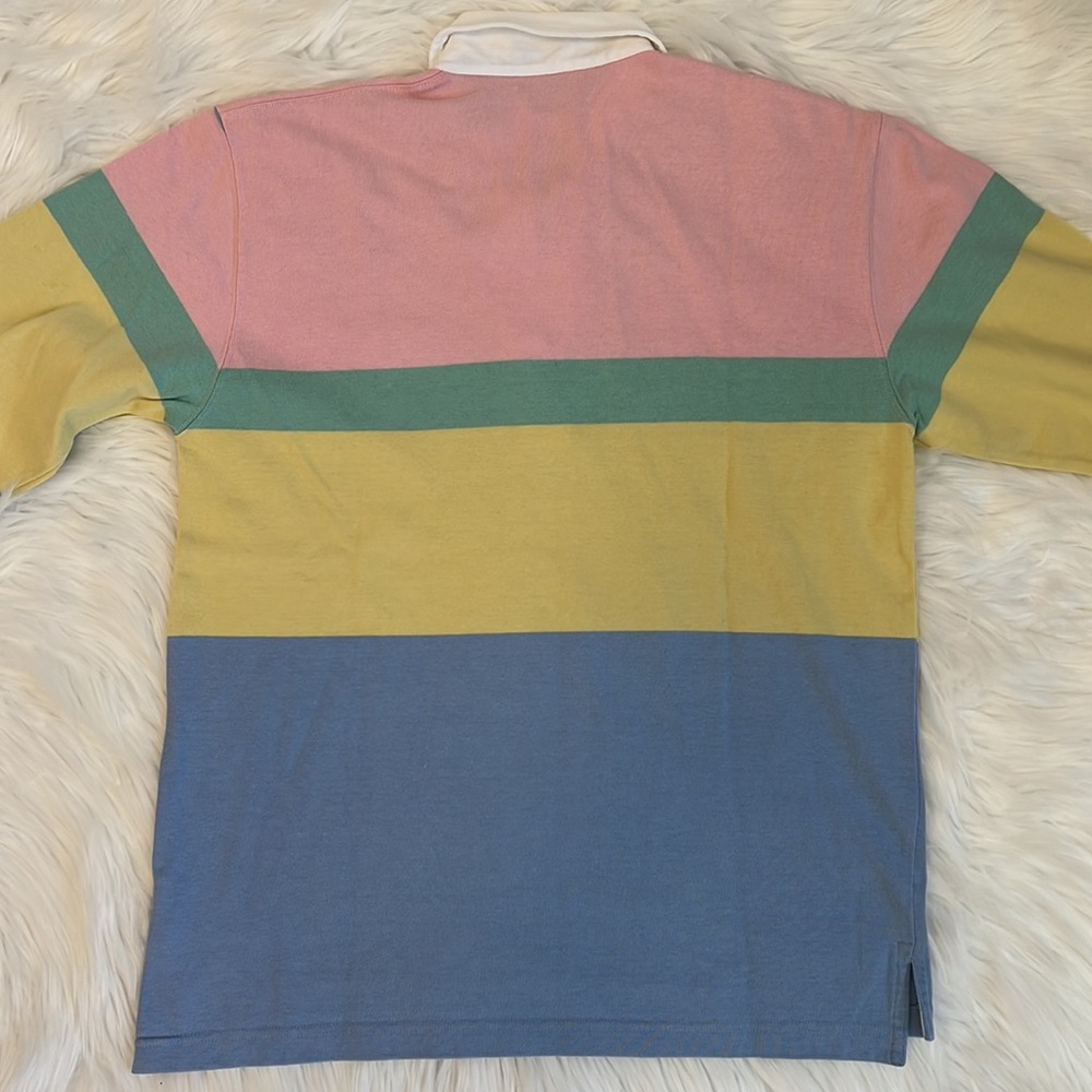 Eddie Bauer‎ Vintage Rare 90s Color Block Polo Shirt - Picture 5 of 7